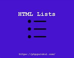 html link dan lists